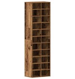 VidaXL Schoenenkast 54x34x183 cm spaanplaat oud hout