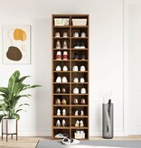 VidaXL Schoenenkast 54x34x183 cm spaanplaat oud hout