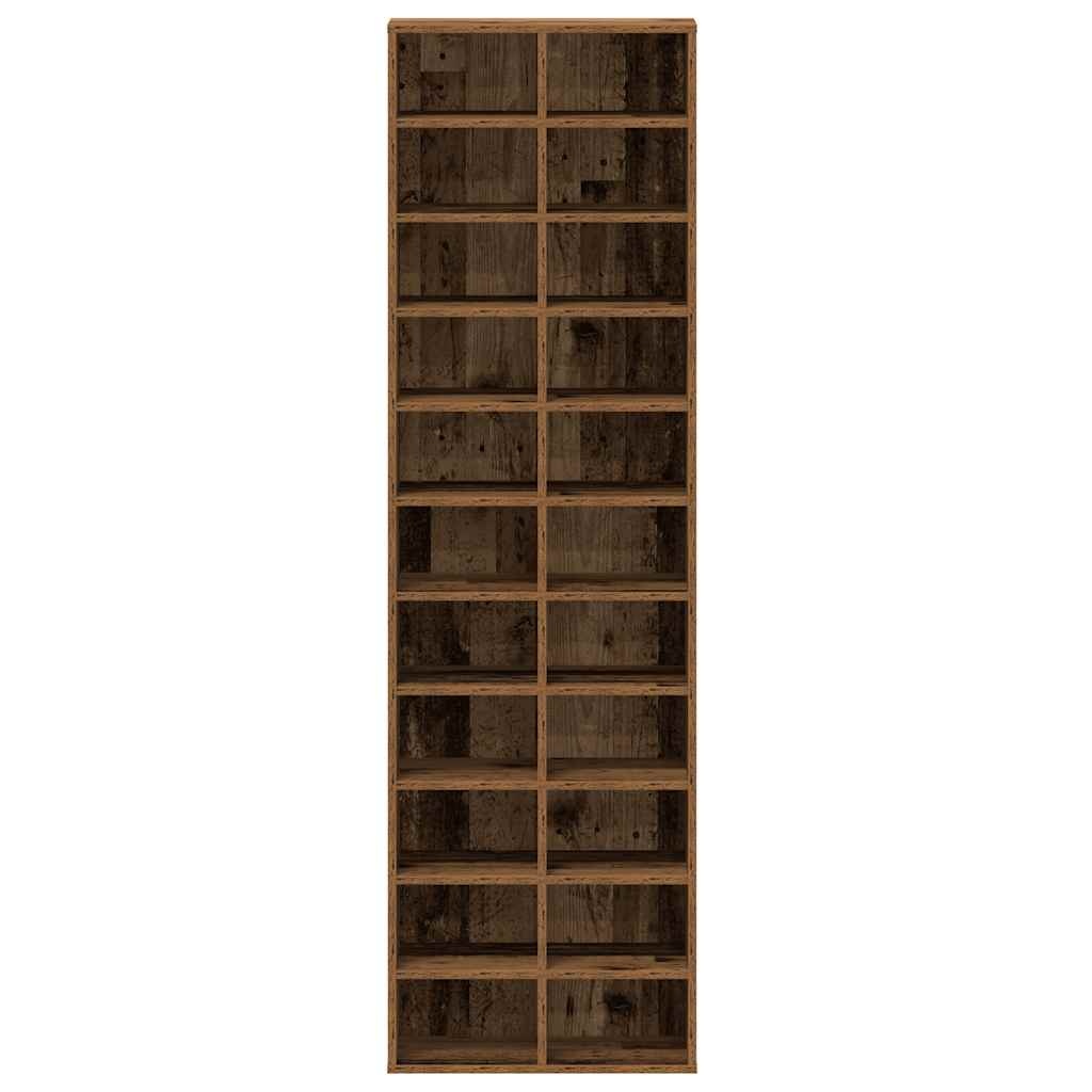 VidaXL Schoenenkast 54x34x183 cm spaanplaat oud hout