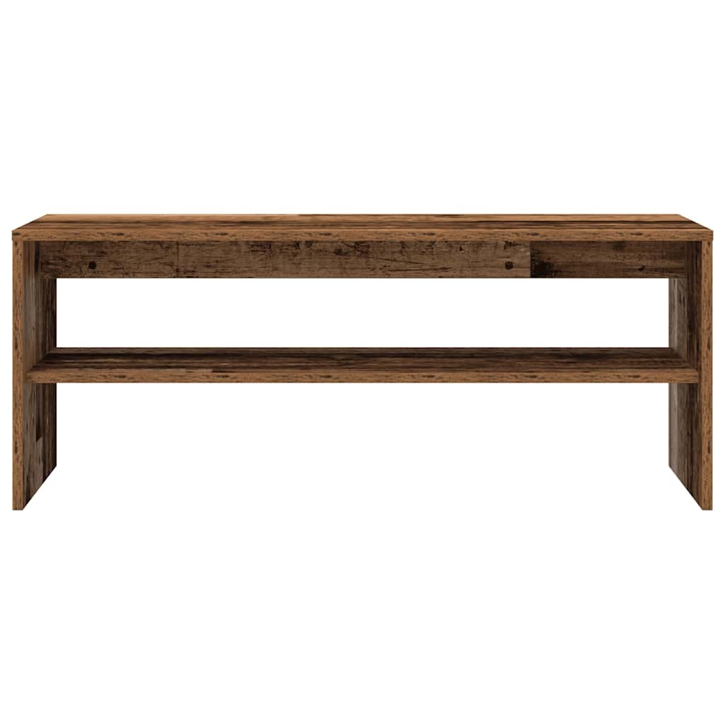 VidaXL Tv-meubel 100x40x40 cm bewerkt hout oud houtkleurig