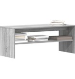 VidaXL Tv-meubel 100x40x40 cm bewerkt hout grijs sonoma eikenkleurig
