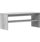 VidaXL Tv-meubel 100x40x40 cm bewerkt hout grijs sonoma eikenkleurig