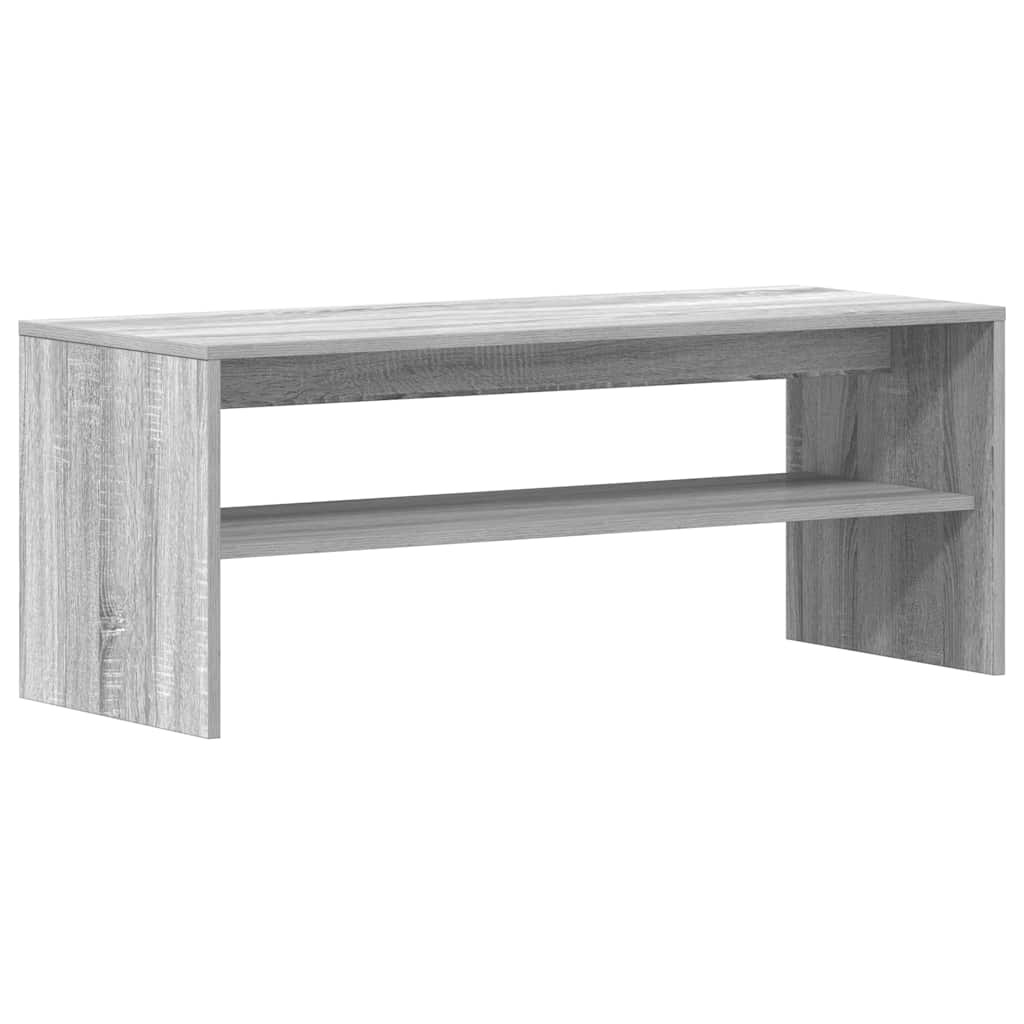 VidaXL Tv-meubel 100x40x40 cm bewerkt hout grijs sonoma eikenkleurig