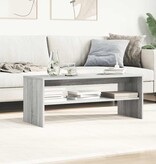 VidaXL Tv-meubel 100x40x40 cm bewerkt hout grijs sonoma eikenkleurig