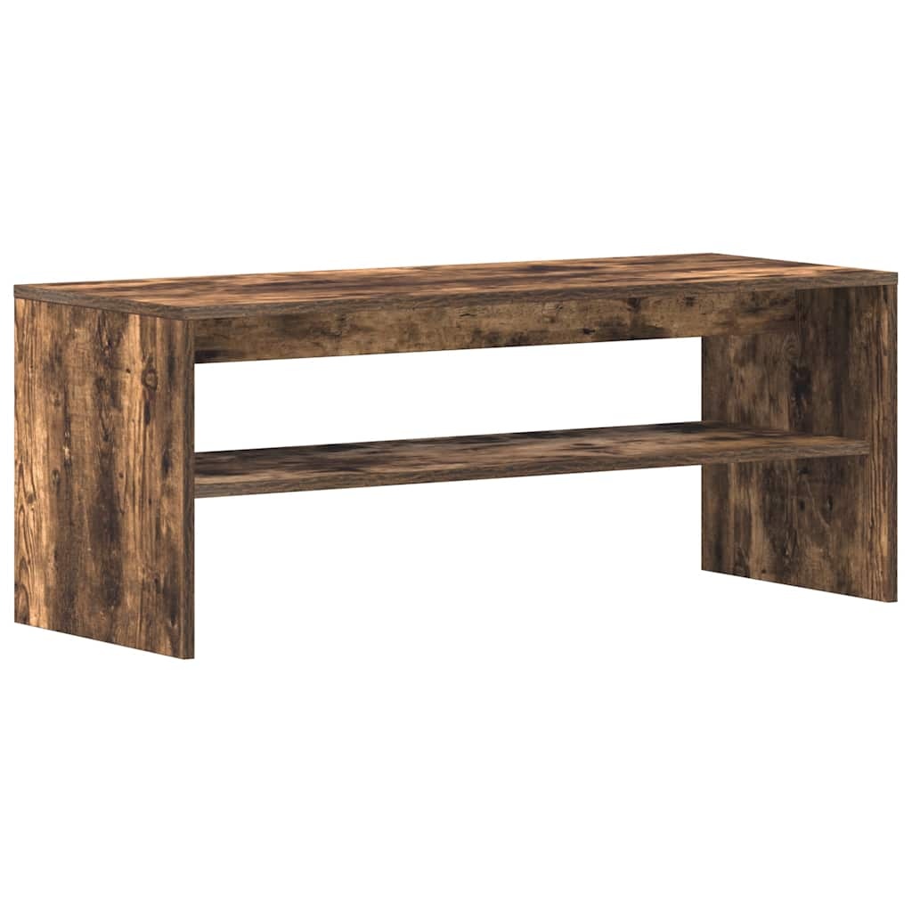 VidaXL Tv-meubel 100x40x40 cm bewerkt hout gerookt eikenkleurig