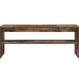 VidaXL Tv-meubel 100x40x40 cm bewerkt hout gerookt eikenkleurig