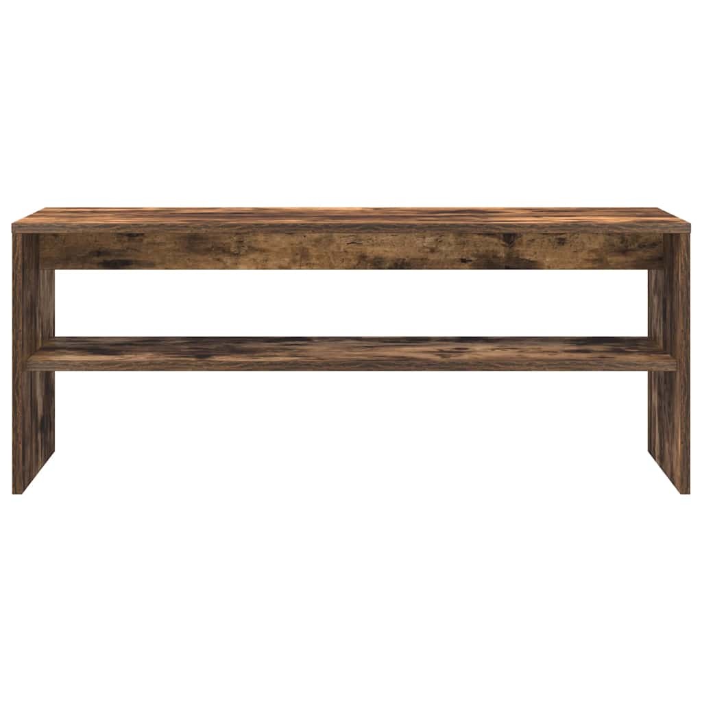 VidaXL Tv-meubel 100x40x40 cm bewerkt hout gerookt eikenkleurig