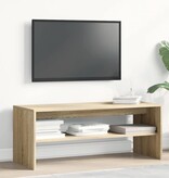 VidaXL Tv-meubel 100x40x40 cm bewerkt hout sonoma eikenkleurig