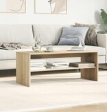 VidaXL Tv-meubel 100x40x40 cm bewerkt hout sonoma eikenkleurig