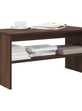 VidaXL Tv-meubel 80x40x40 cm bewerkt hout bruin eikenkleur