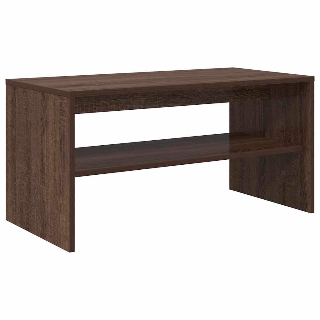 VidaXL Tv-meubel 80x40x40 cm bewerkt hout bruin eikenkleur