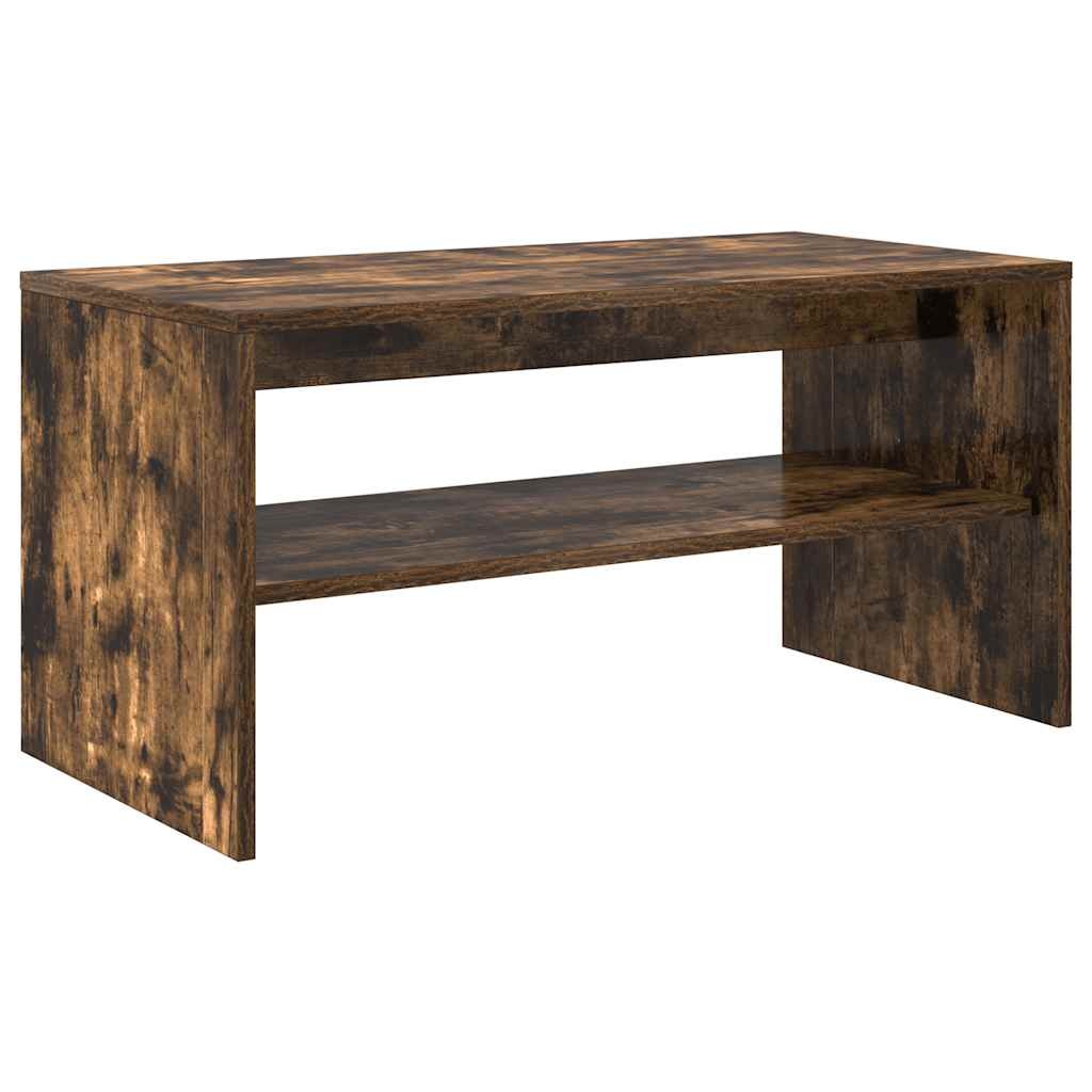 VidaXL Tv-meubel 80x40x40 cm bewerkt hout gerookt eikenkleurig