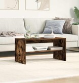 VidaXL Tv-meubel 80x40x40 cm bewerkt hout gerookt eikenkleurig