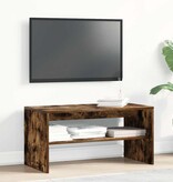 VidaXL Tv-meubel 80x40x40 cm bewerkt hout gerookt eikenkleurig
