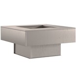 VidaXL Vuurkorf Vierkant 80x80x40 cm Verweerd Staal