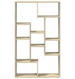 VidaXL Boekenkast 72x20x120 cm bewerkt hout sonoma eikenkleurig