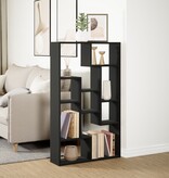 VidaXL Boekenkast 72x20x120 cm bewerkt hout zwart