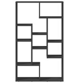 VidaXL Boekenkast 72x20x120 cm bewerkt hout zwart