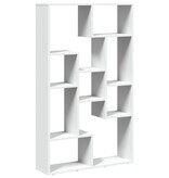 VidaXL Boekenkast 72x20x120 cm bewerkt hout wit