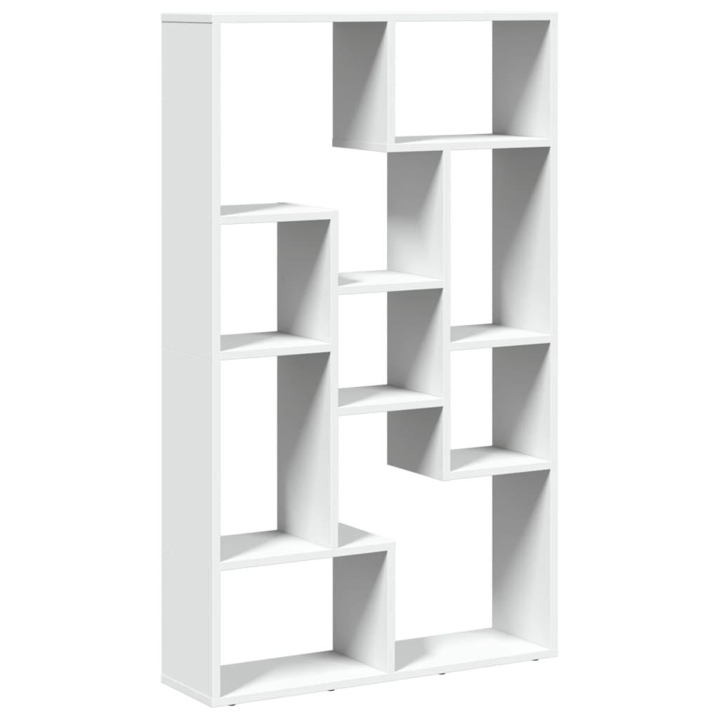 VidaXL Boekenkast 72x20x120 cm bewerkt hout wit
