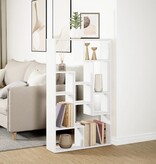 VidaXL Boekenkast 72x20x120 cm bewerkt hout wit