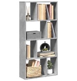 VidaXL Boekenkast 60x20x120 cm bewerkt hout betongrijs