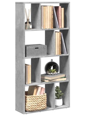 VidaXL Boekenkast 60x20x120 cm bewerkt hout betongrijs