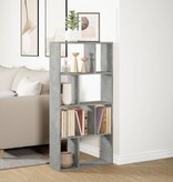 VidaXL Boekenkast 60x20x120 cm bewerkt hout betongrijs