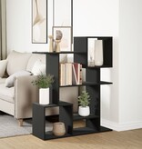 VidaXL Kamerscherm / boekenkast 92x29x112 cm bewerkt hout zwart