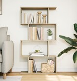 VidaXL Kamerscherm / boekenkast 4-laags 70x24x129 cm hout sonoma eiken