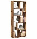 VidaXL Kamerscherm / boekenkast 67x25x161,5 cm hout oud houtkleur