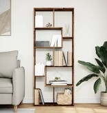 VidaXL Kamerscherm / boekenkast 67x25x161,5 cm hout oud houtkleur