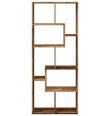 VidaXL Kamerscherm / boekenkast 67x25x161,5 cm hout oud houtkleur
