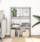 VidaXL Kamerscherm / boekenkast 69,5x29x103,5 cm hout betongrijs