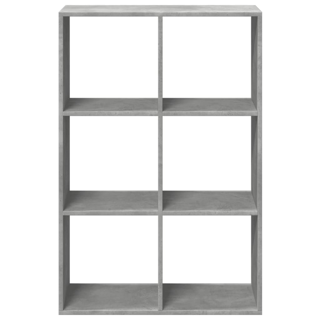 VidaXL Kamerscherm / boekenkast 69,5x29x103,5 cm hout betongrijs