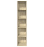 VidaXL Boekenkast 40x30x189 cm bewerkt hout sonoma eikenkleurig