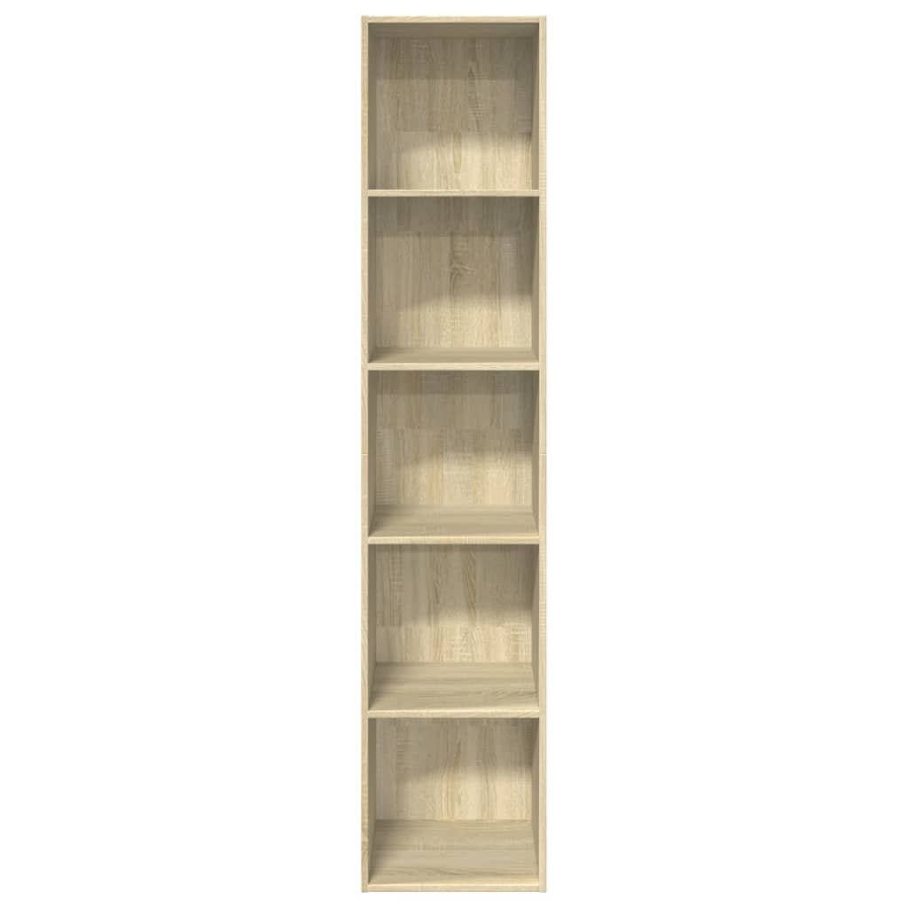 VidaXL Boekenkast 40x30x189 cm bewerkt hout sonoma eikenkleurig