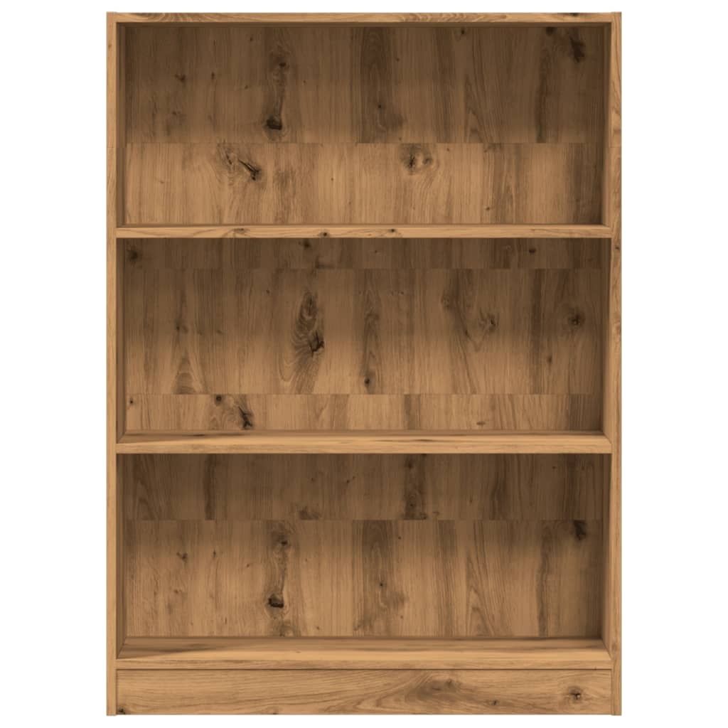 VidaXL Boekenkast 80x24x109 cm bewerkt hout artisanaal eikenkleurig