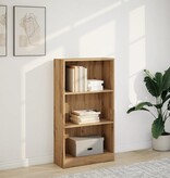 VidaXL Boekenkast 60x24x109 cm bewerkt hout artisanaal eikenkleurig