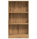 VidaXL Boekenkast 60x24x109 cm bewerkt hout artisanaal eikenkleurig