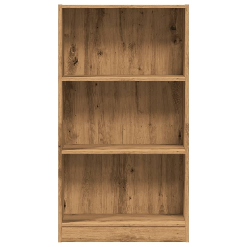 VidaXL Boekenkast 60x24x109 cm bewerkt hout artisanaal eikenkleurig