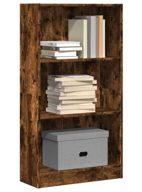 VidaXL Boekenkast 60x24x109 cm bewerkt hout gerookt eikenkleurig