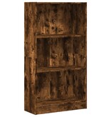 VidaXL Boekenkast 60x24x109 cm bewerkt hout gerookt eikenkleurig