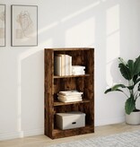 VidaXL Boekenkast 60x24x109 cm bewerkt hout gerookt eikenkleurig