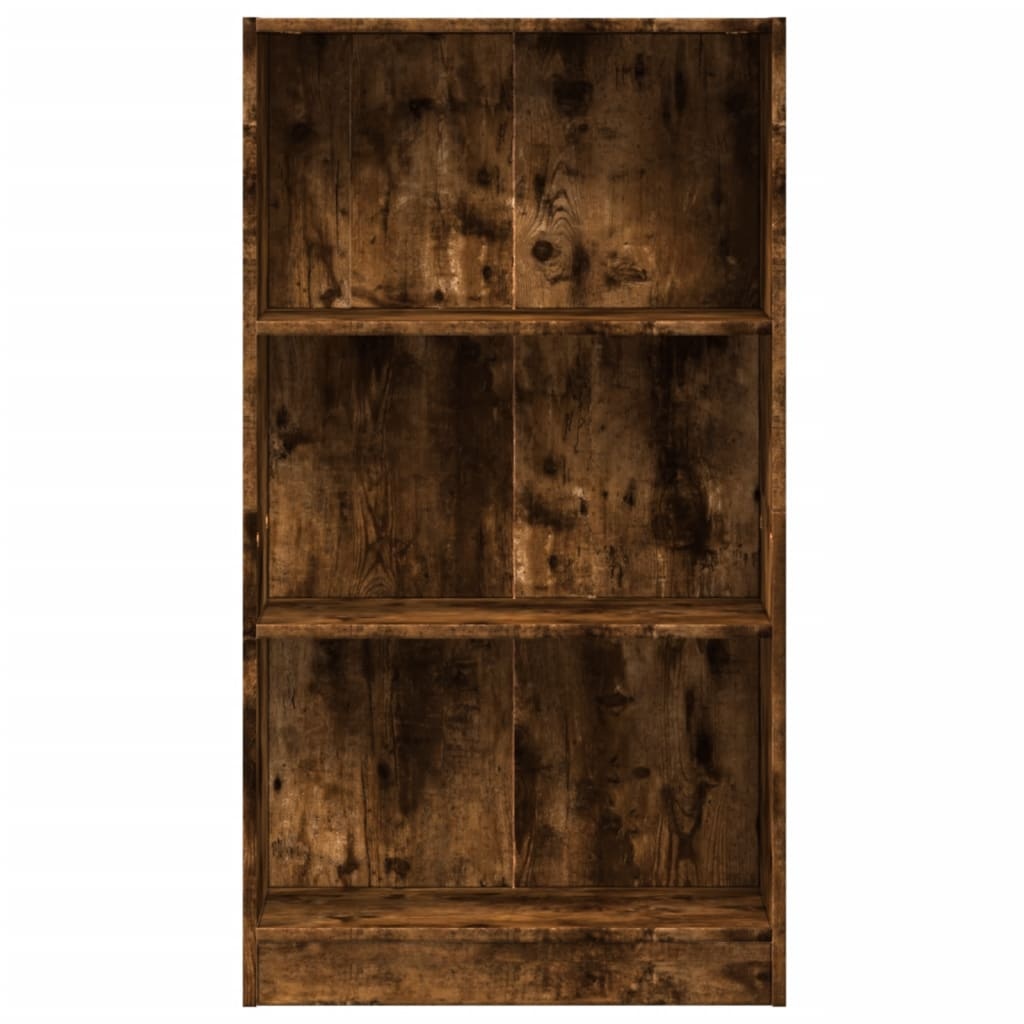 VidaXL Boekenkast 60x24x109 cm bewerkt hout gerookt eikenkleurig