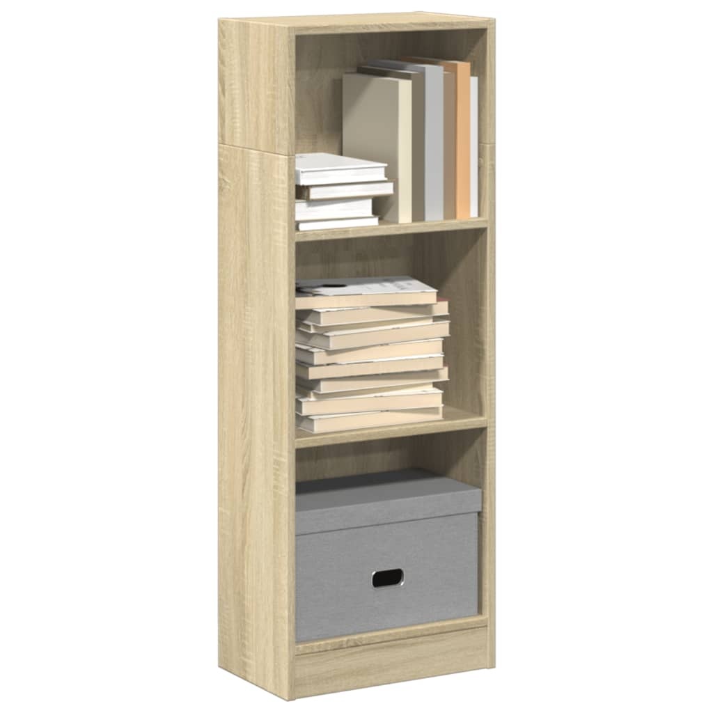 VidaXL Boekenkast 40x24x109 cm bewerkt hout sonoma eikenkleurig