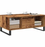 VidaXL Salontafel 90x50x36,5 cm bewerkt hout oud houtkleurig