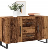 VidaXL Dressoir 100x36x60 cm bewerkt hout oud houtkleurig