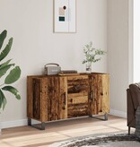 VidaXL Dressoir 100x36x60 cm bewerkt hout oud houtkleurig