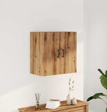 VidaXL Wandkast 60x31x60 cm bewerkt hout artisanaal eikenkleurig